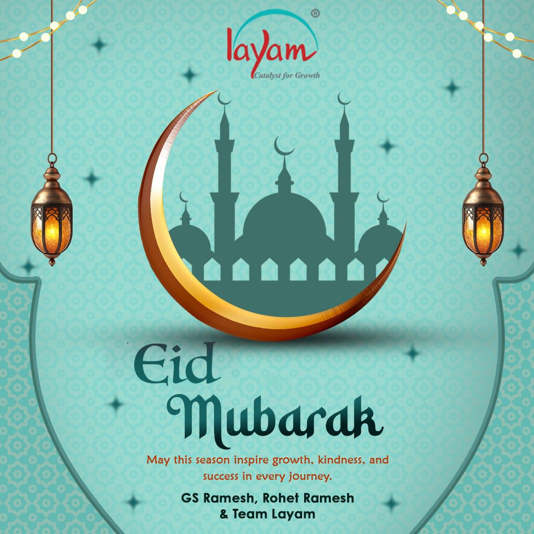 Eid Mubarak 🌙

May this season of reflection and gratitude bring renewed purpose, growth, and success in all that you do.

#EidMubarak #LayamGroup