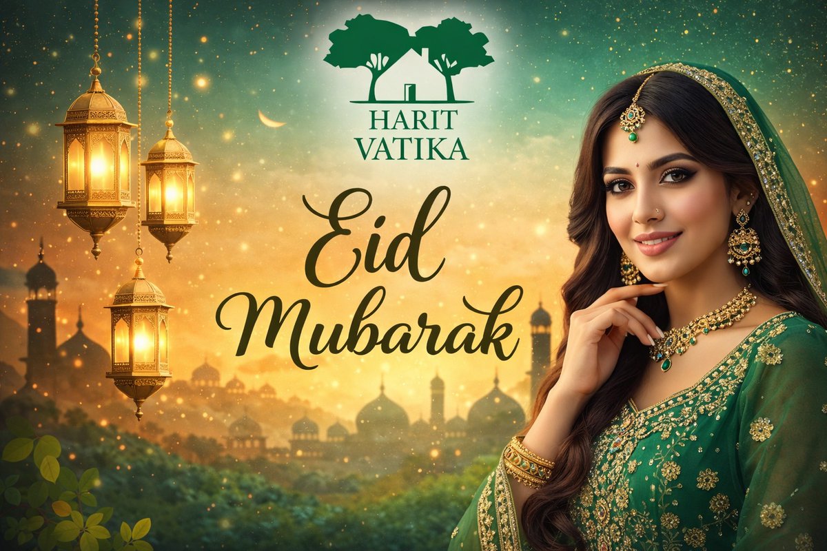 HaritVatika's tweet photo. Eid Mubarak 🌙✨
May this beautiful occasion bring happiness, peace, and prosperity to your life.
Warm wishes from Harit Vatika 🌿🏡

#EidMubarak #Eid2026 #EidCelebration #HaritVatika #FestivalVibes #Blessings #PeaceAndJoy #IndianFestivals #EidSpecial #CelebrateTogether https://t.co/tocZ42WLRF