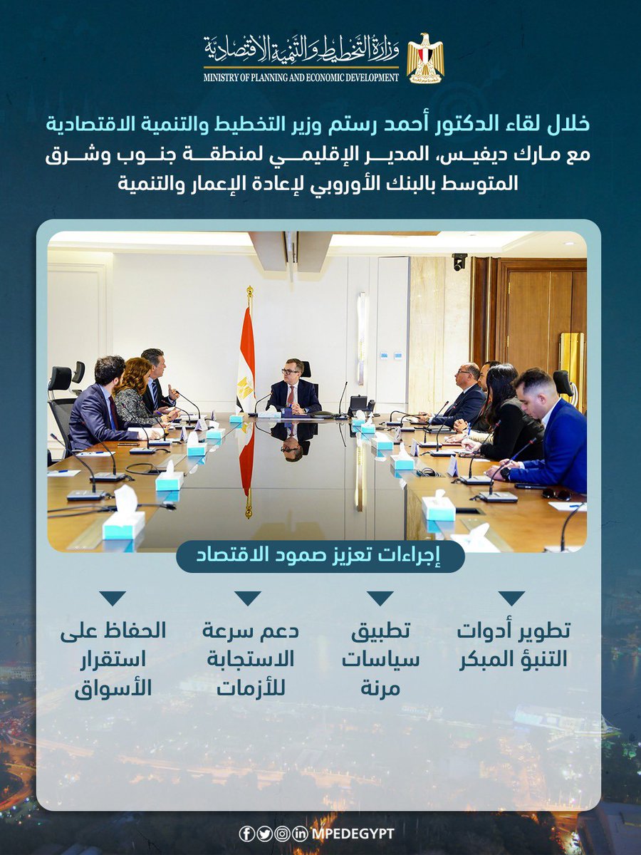 وزارة التخطيط والتنمية الاقتصادية - مصر tweet media