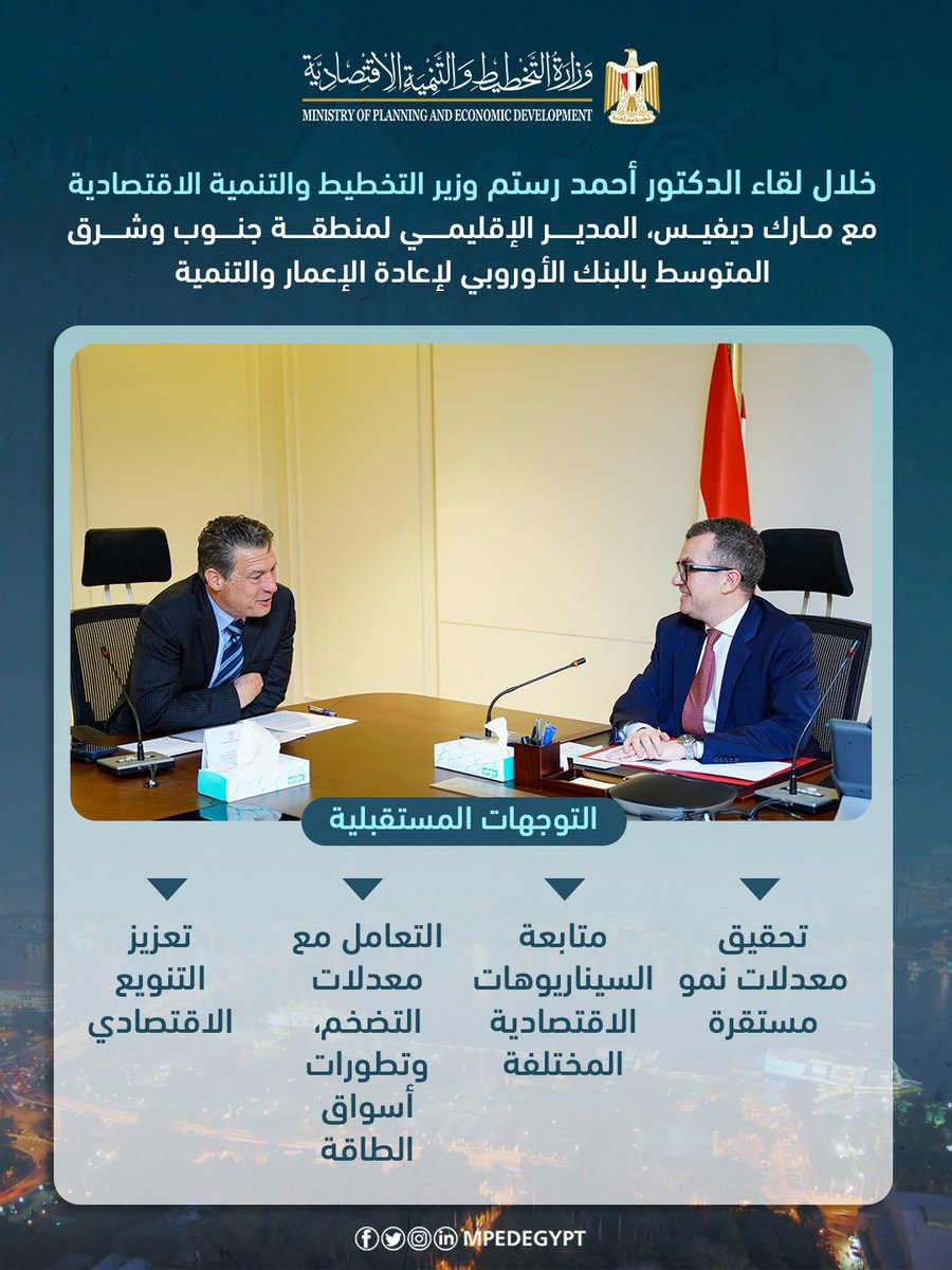 وزارة التخطيط والتنمية الاقتصادية - مصر tweet media