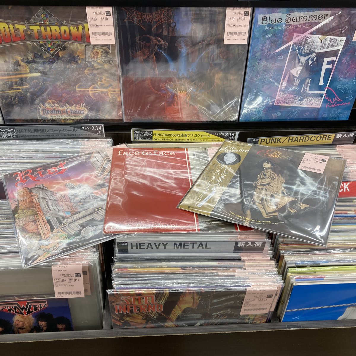 diskunion ROCK in TOKYO(渋谷) tweet media