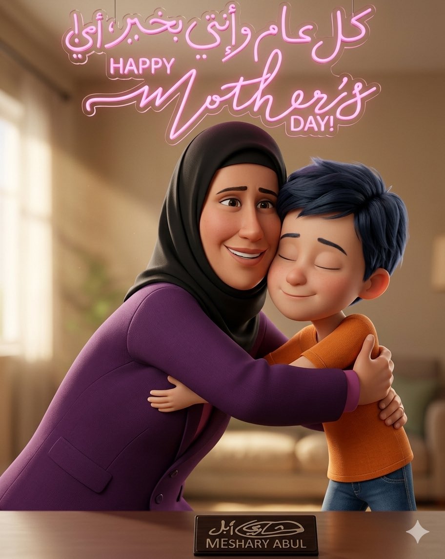 MesharyAbul's tweet photo. Happy #MothersDay
كل عام والأم بخير بمناسبة #يوم_الأم https://t.co/wyUvHpSvYO