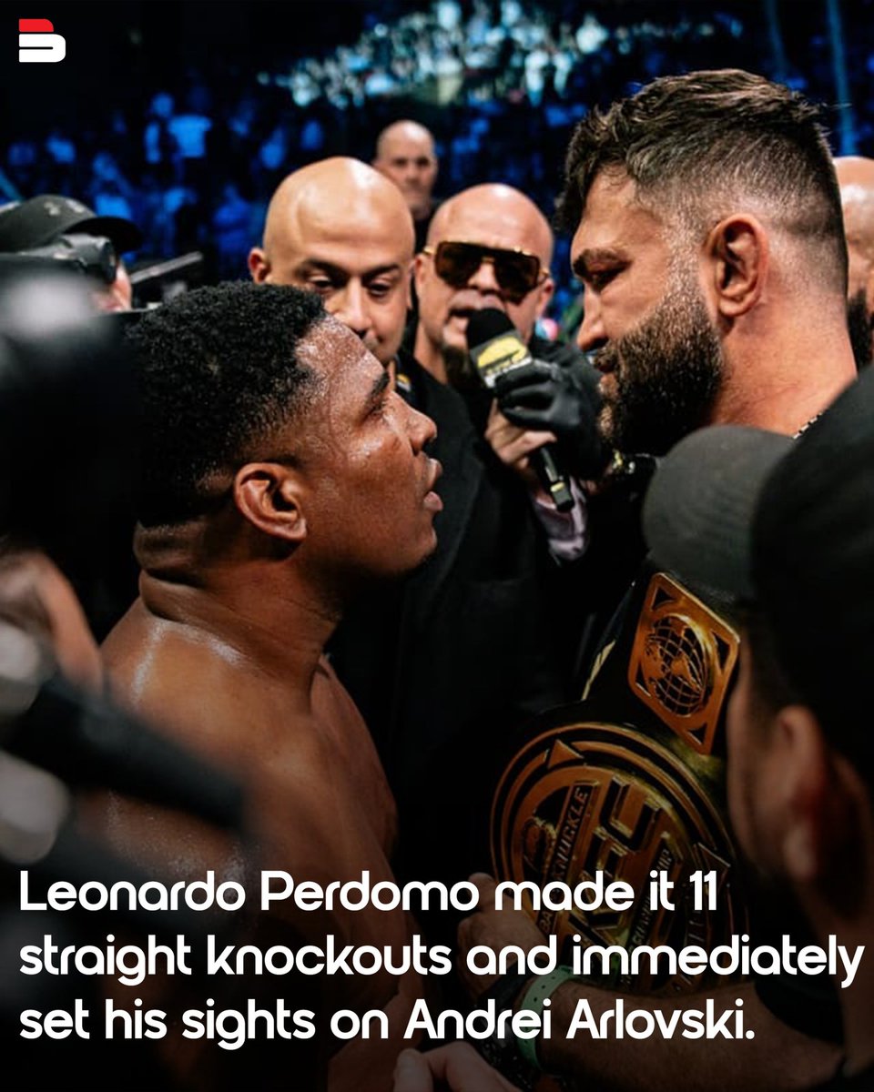 boxing_social's tweet image. Leonardo Perdomo scored his 11th straight knockout.

He is now targeting BKFC champion Andrei Arlovski.

🔗: shorturl.at/3jTCs

#BKFC #CombatSports #FightTalk