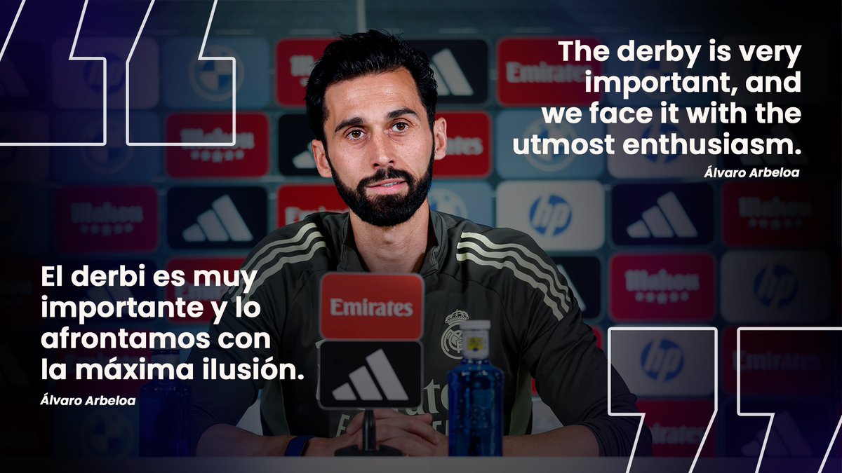 realmadrid's tweet photo. 🎙️ @AArbeloa17 🎙️
📺 Rueda de prensa ➡️ RM Play
