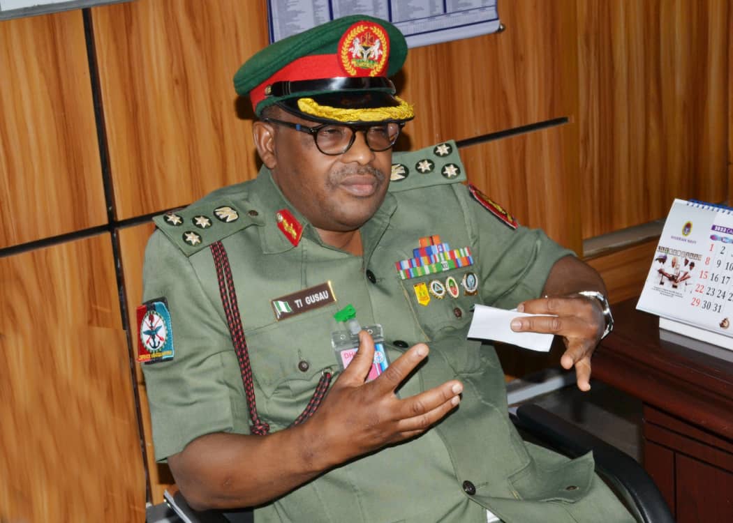 DefenseNigeria's tweet photo. When the present Minister of Defence was theatre commander in the northeast, there was a time he had to look for the mothers of those terrorists to put a call across their sons who were in the bush. Immediately they had the voices of their mothers they started crying. And this was how some of them renounced and returned home.

- Brig Gen Tukur Gusau, on his backing of the CDS' call for Northeast communities to own the counterinsurgency fight.