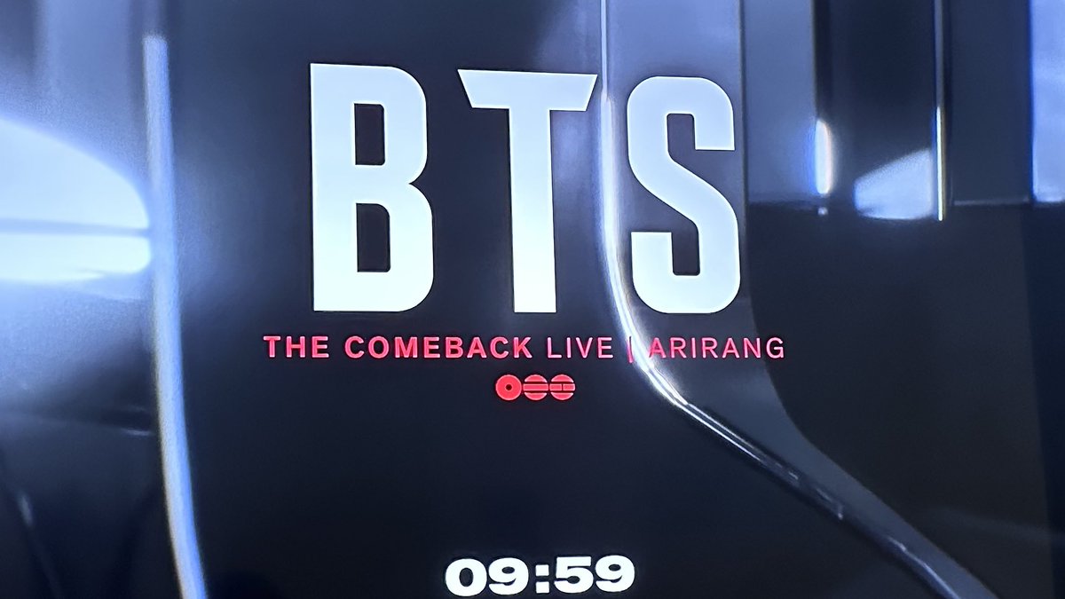 btschartsxdaily's tweet photo. 🚨 BTS LIVE COUNTDOWN IS NOW AVAILABLE ON NETFLIX!

10 MINUTES LEFT 😭😭

BTS THE COMEBACK LIVE 
BTS LIVE ON NETFLIX 
#BTSLive       
#BTSLiveOnNetflix https://t.co/dGNKcwAqFT