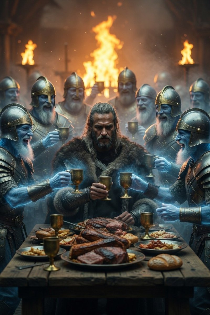 CustomMadeNegro's tweet photo. If Ragnar dey Valhalla dey see the things wey Ivar dey do... Him go shout blood of Jesus.. #skol https://t.co/y7DZDsQBrk