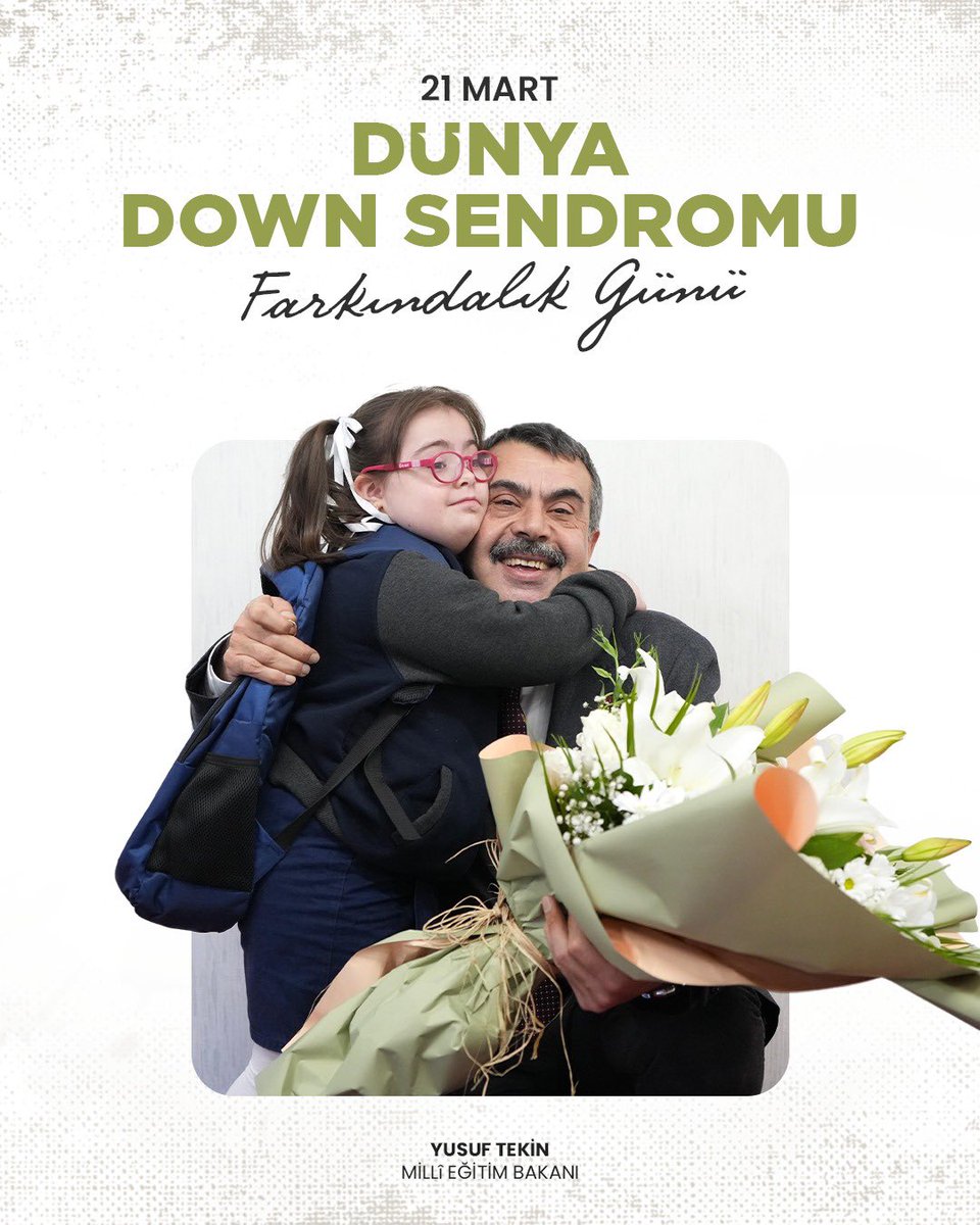 ❝Farkındalık, sevgi ve eğitimle dostluğa +1 değer katıyoruz.❞

Bakanlık olarak, evlatlarımız için her zaman daha nitelikli ve daha güzel olanı hedefleyerek, onlara güzel bir gelecek sunma gayretimizi kararlılıkla sürdürüyoruz.

Özel öğrencilerimiz ve ailelerimizin 21 Mart Dünya