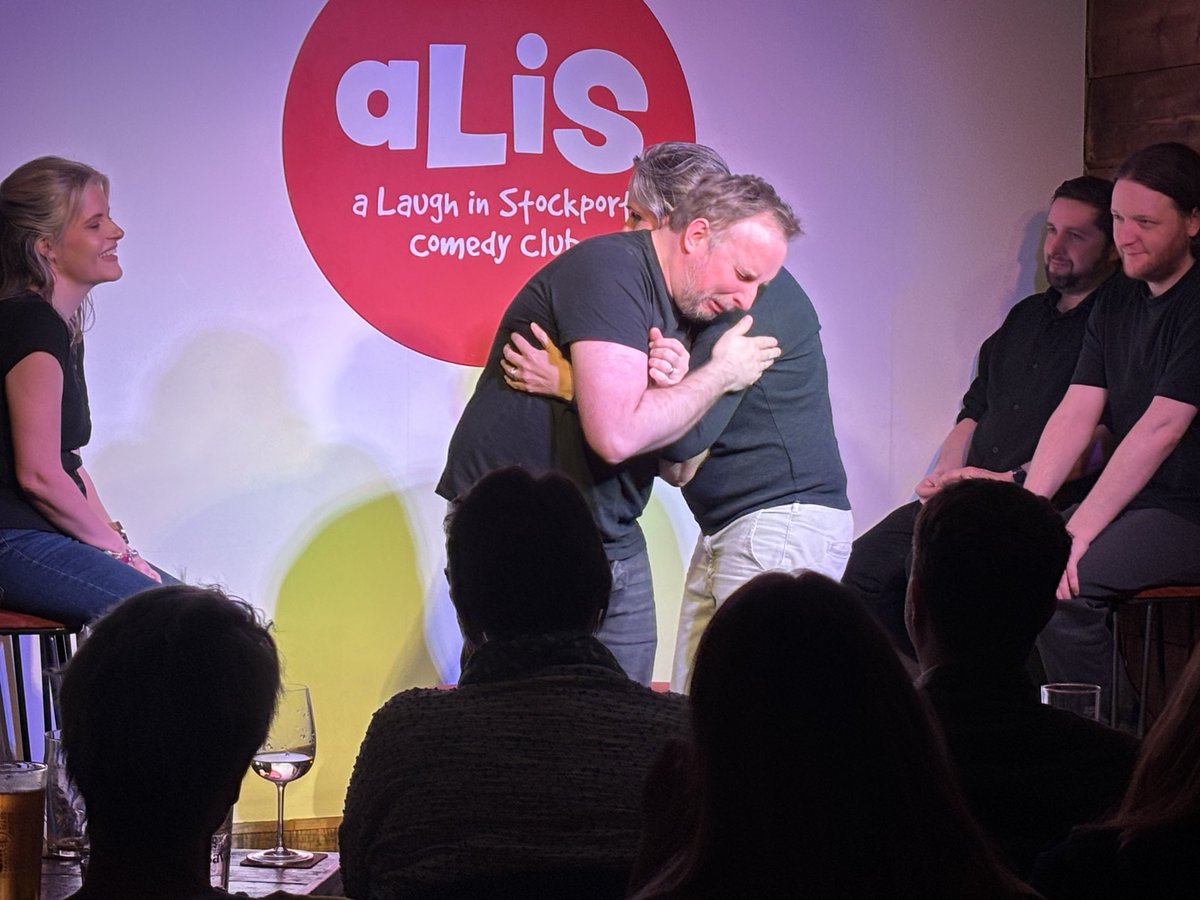 a Laugh in Stockport comedy club tweet media
