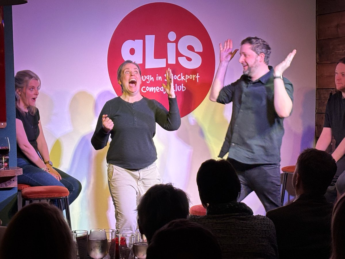 a Laugh in Stockport comedy club tweet media
