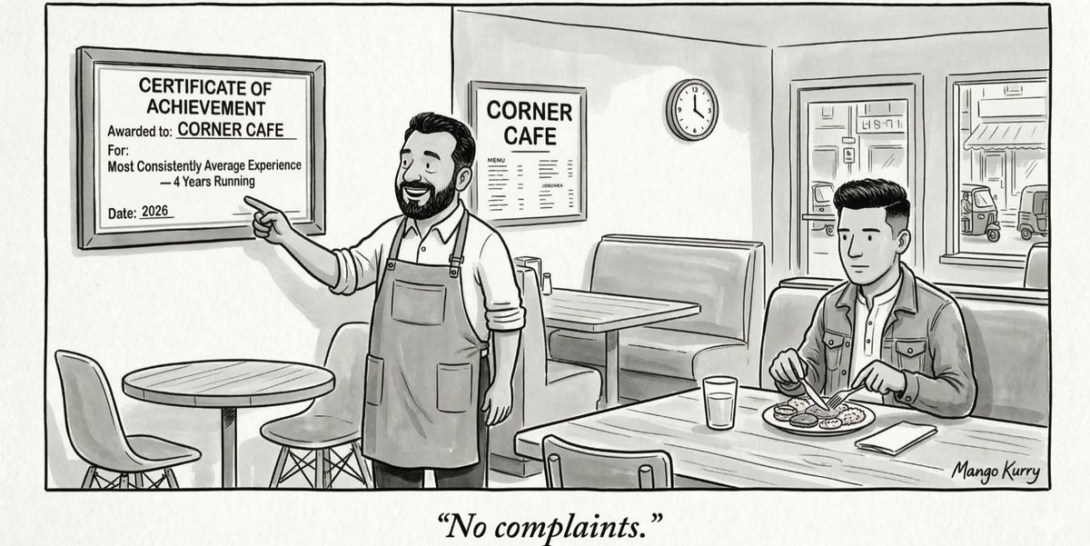 MangoKurry's tweet photo. Solve a problem. Or serve a delight.
In food and beverage, these are the only
two jobs worth doing. https://t.co/4ezyYEz1Ft