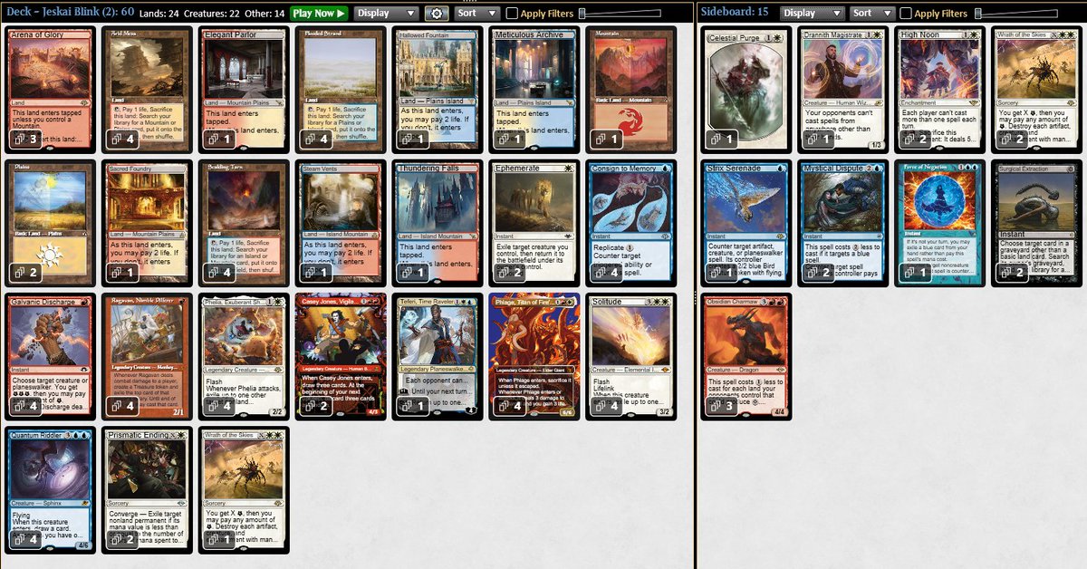 mcwinsaunceのジェスブリ使ってモダンチャレンジ5-0/1-1でTop4。 QP