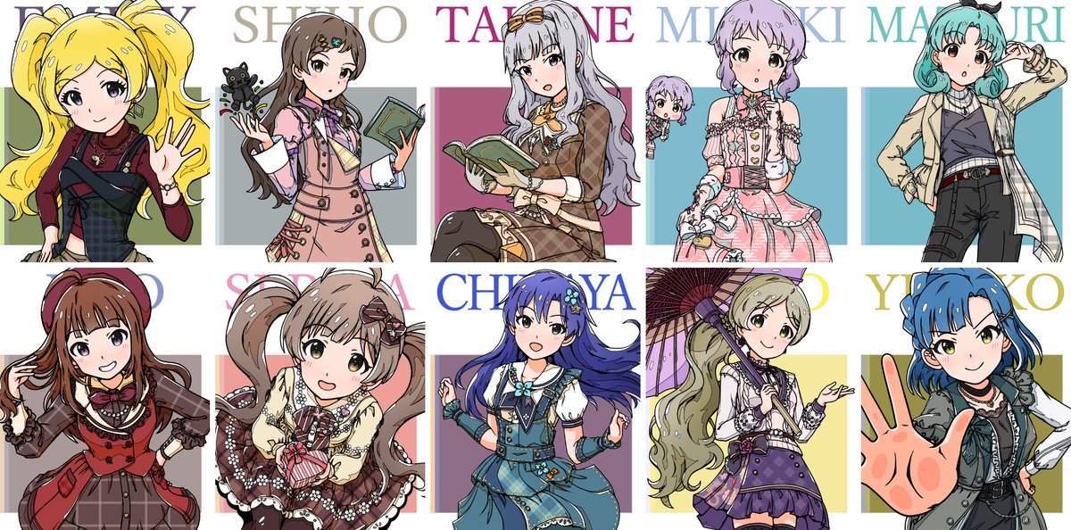 #三連休はフォロワーが増えるらしい
これまでの眼鏡私服シャッフルの眼鏡なし差分です、かわいいね 