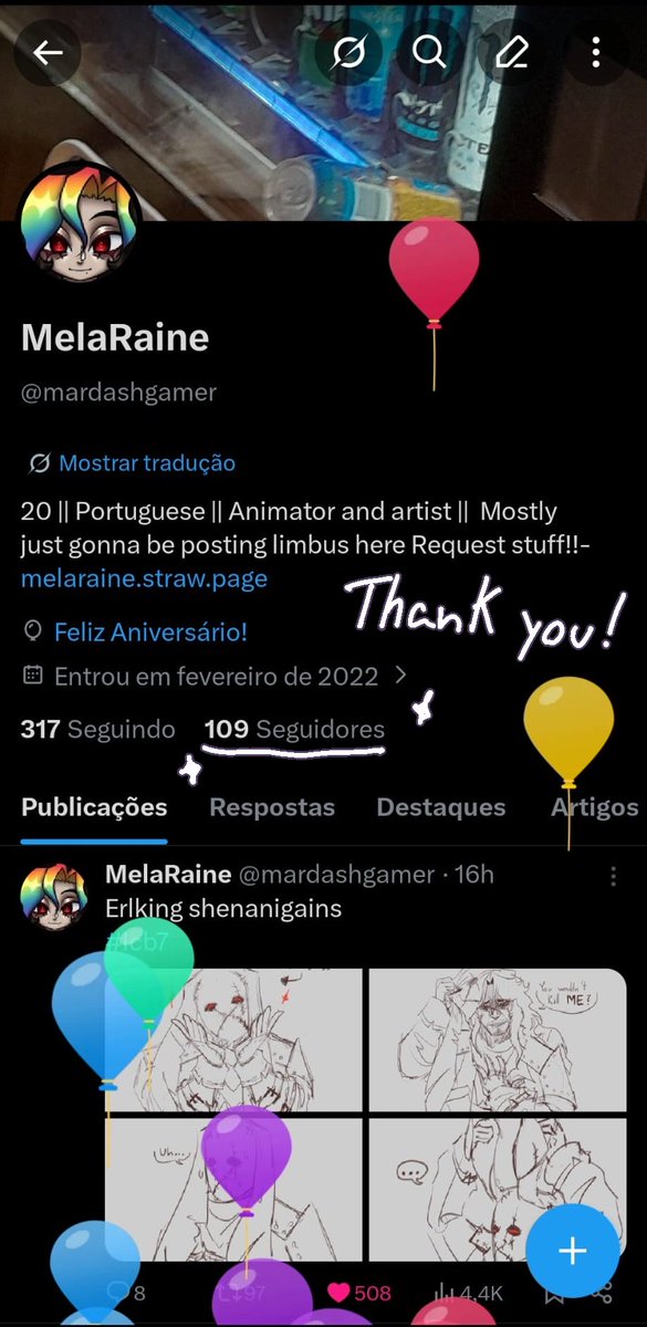 100 followers! I really did not expect this once I started to post again. Having it reach this milestone on my birthday aswell is funny to me haha.