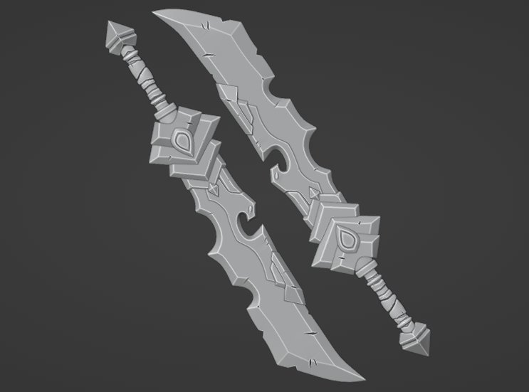 Zerokmax's tweet photo. Sword 

#roblox #robloxdev #blender https://t.co/rxB1NKy0K2