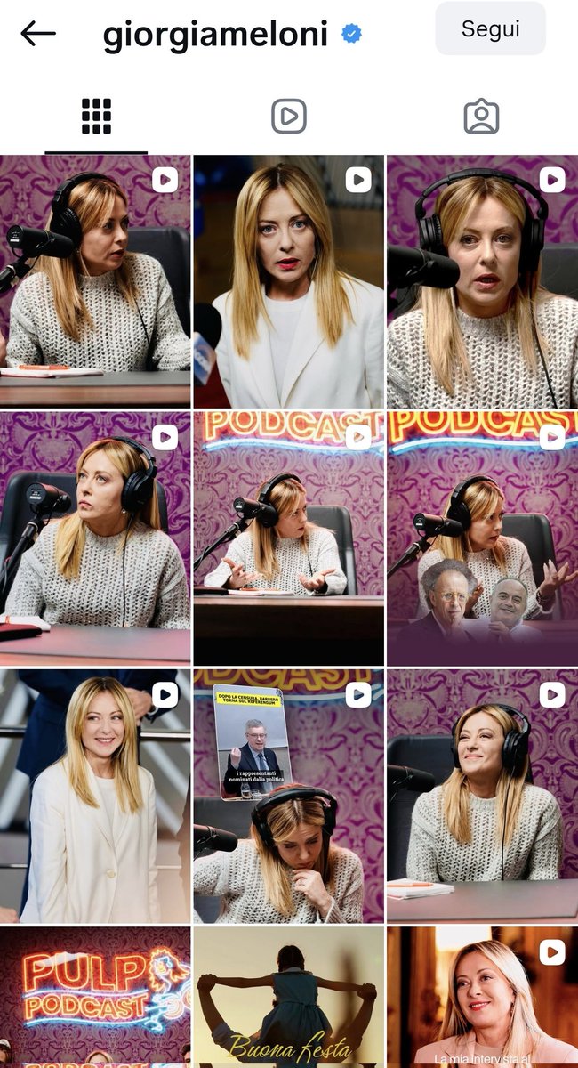 Meloni nuovo volto di Pulp Podcast?