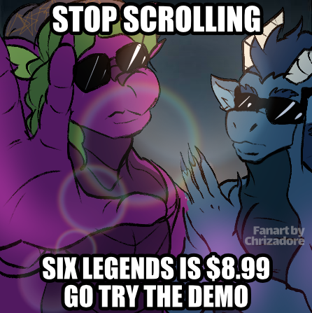 Six Legends - Available on Steam and Itch !🐉 tweet media