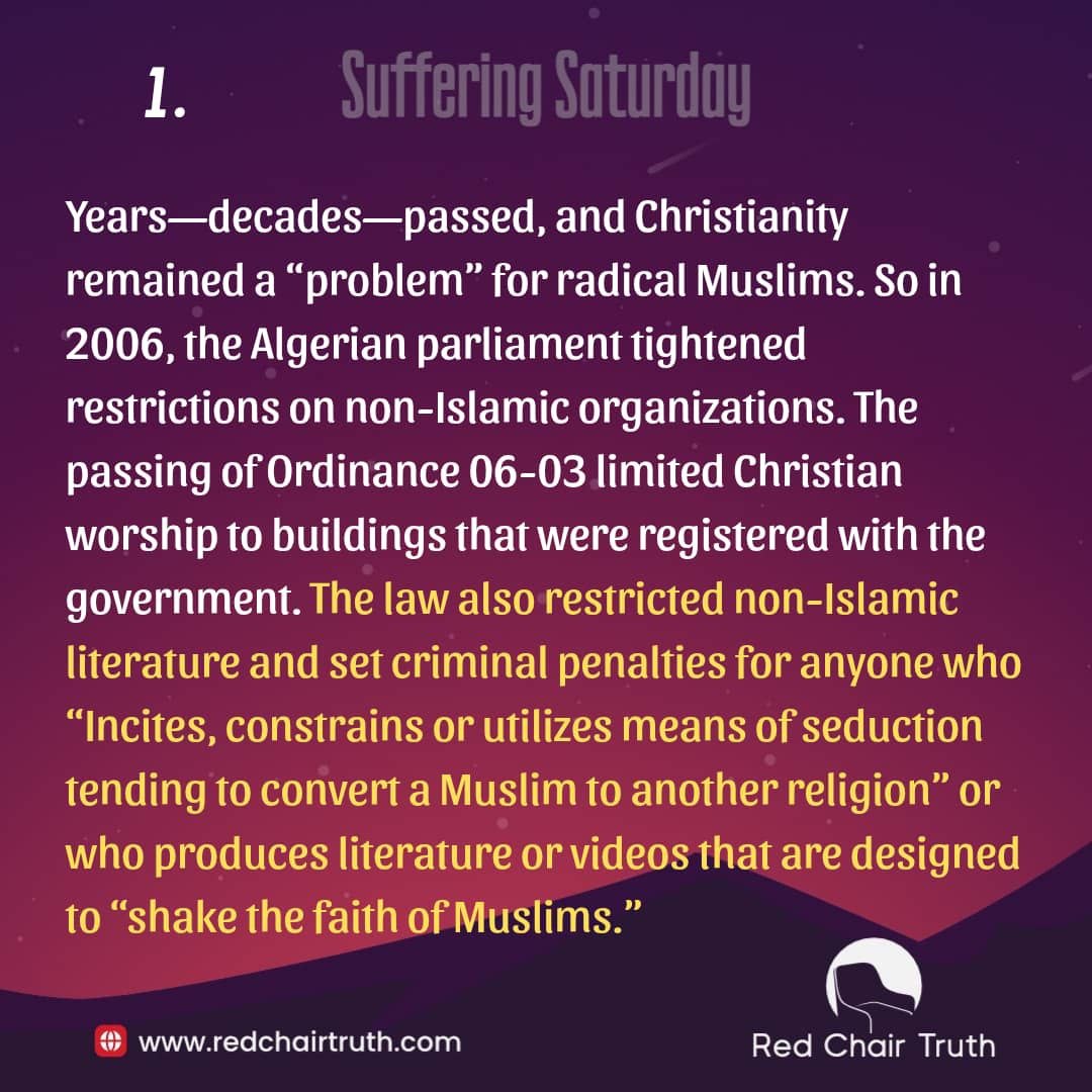 redchairtruth1's tweet image. Laws were tightened, restrictions increased, and pressure grew stronger. Yet in the midst of it all, something continued to rise quietly.

Don’t miss this Suffering Saturday.

#RedChairTruth #SufferingSaturday  #Persecution #Faith #Christians #MartyrsofJesus #RCT #ItaUdoh