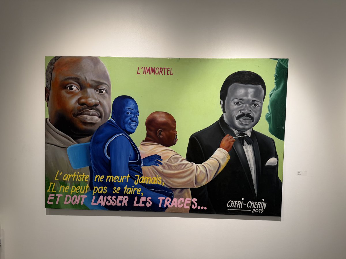LMunzadi's tweet photo. Hommage au peintre congolais Chéri Chérin.
Une exposition magnifique.
Autant de couleurs, autant de bonheur, autant de sapologie... L’art Congolais sous ses différentes formes.
https://t.co/b4OkFRHiQH
@ChrisLavaquerie
#Angalia https://t.co/mZaaAxT5Lg