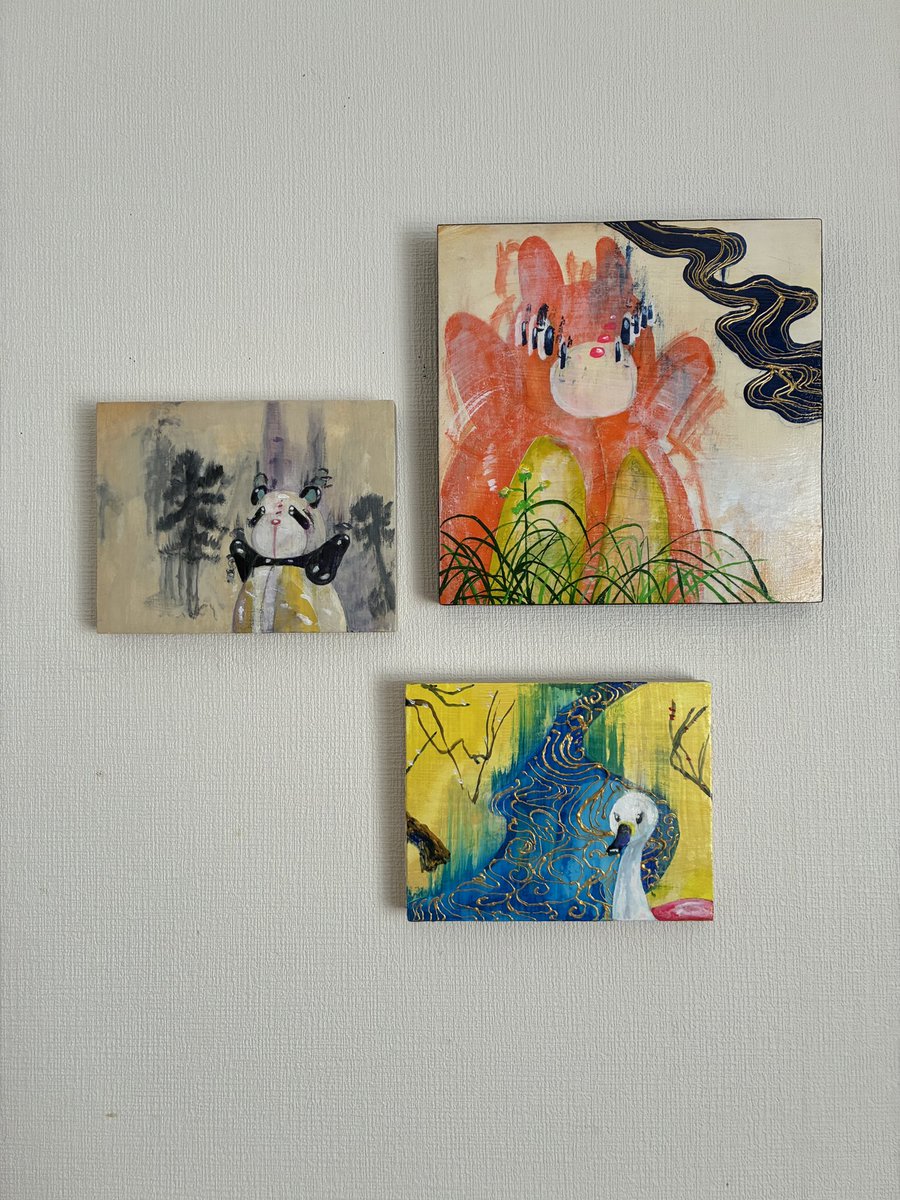 展示のお知らせ】 名画のオマージュ作品の展示に参加します💡 名作