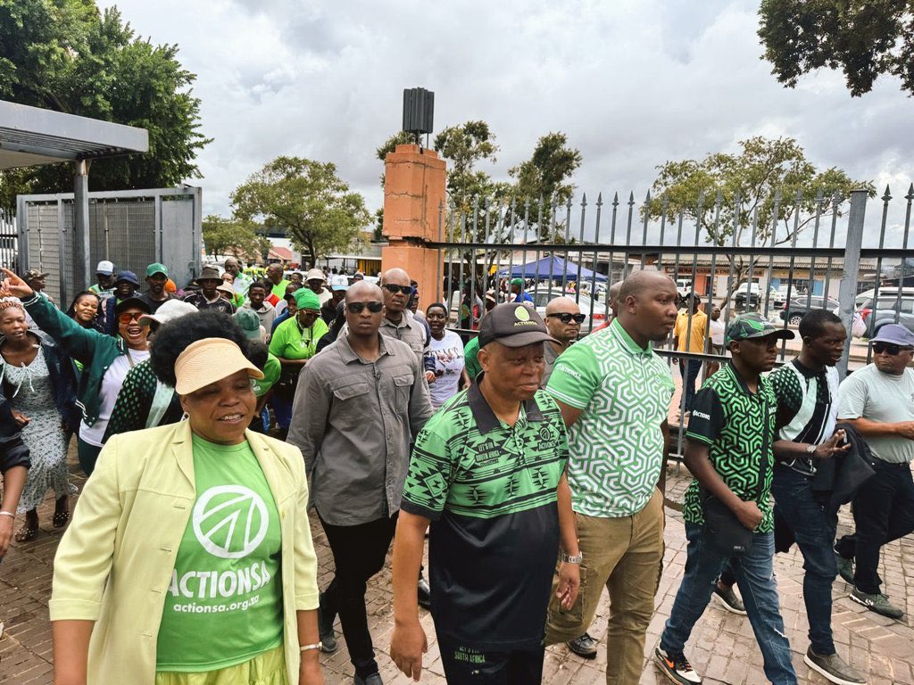 Action4SA's tweet image. ActionSA leadership is in Sharpeville today to commemorate #HumanRightsDay and the lives of those lost at Sharpeville.

Their sacrifice must never be in vain.

We must honour them by ensuring basic dignity for each South African who lives under the democracy they fought for.