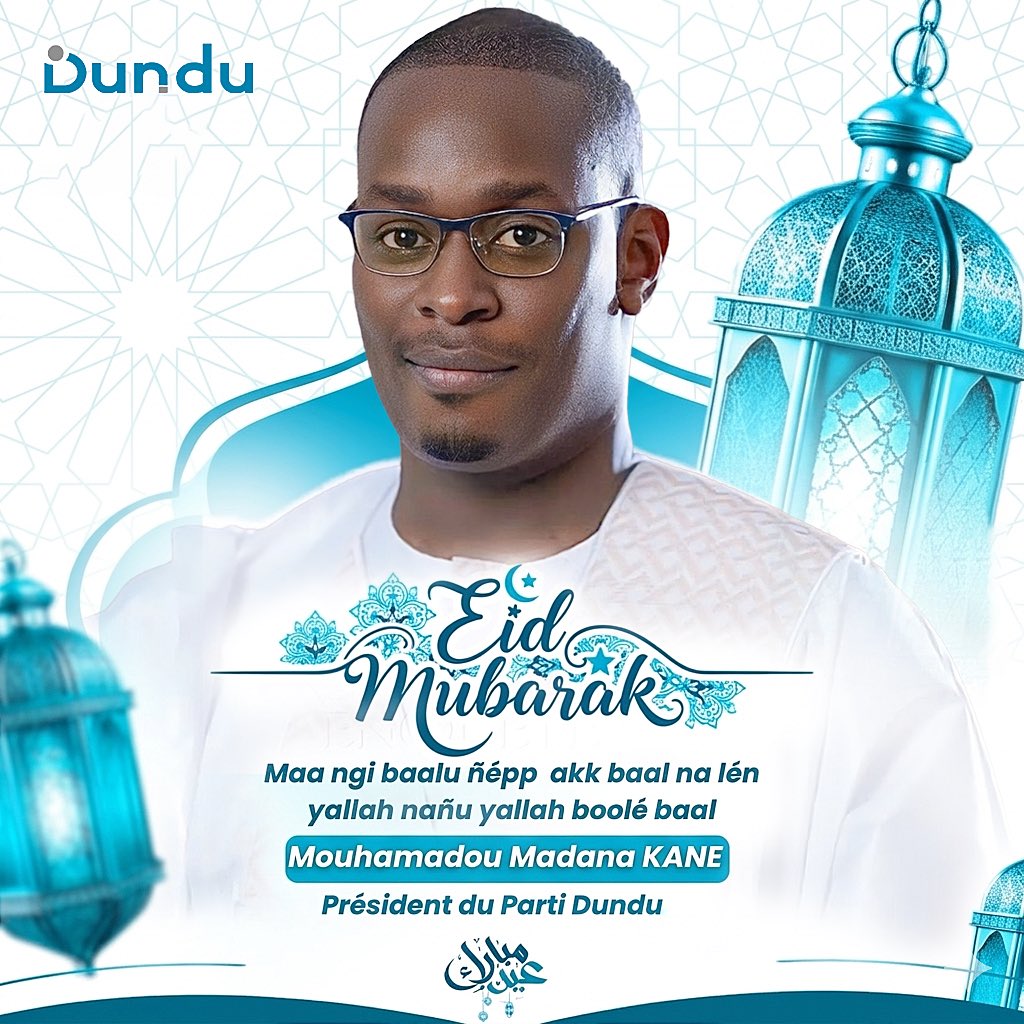 Eid Mubarak

En ce jour béni, je vous souhaite une fête de Korité remplie de paix, de joie et de bénédictions.

Que ce moment de partage renforce nos liens, illumine nos cœurs et apporte prospérité à chacun d’entre vous.

Bonne fête à vous et à vos proches