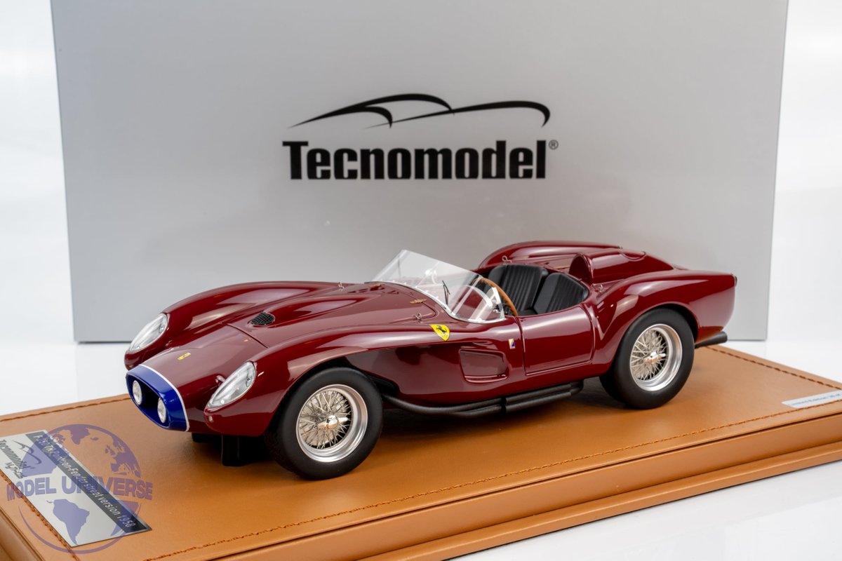 MUcollectors's tweet photo. Ferrari 250 TR Pontoon Fender. 1958. Mugello Red. The most beautiful Ferrari ever made.

Tecnomodel, 1:18 resin. Only 30 pieces worldwide. Display case included. When they're gone, they're gone 👇

#Ferrari #250TR https://t.co/MByFlihJpX