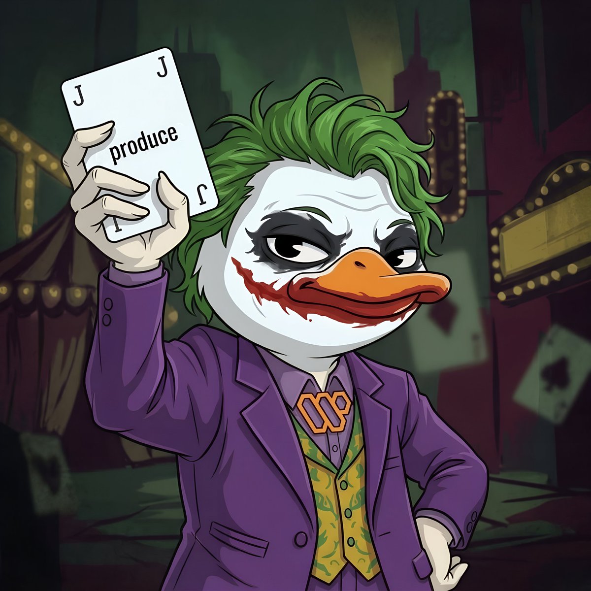 wallchain's tweet photo. gQuack 🦆

Joker always has a card 🃏 https://t.co/oVDv35SEYD
