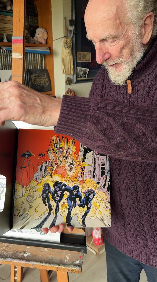 jimfitzpatrick's tweet photo. The Jailbreak Insert
Did you spend as much time staring at the inside as the cover?
The Jailbreak 50th Anniversary Print by Jim FitzPatrick comes out March 26th!
Newsletter Subscribers get the first option so sign up with the link in my BIO!
#JimFitzPatrick #Jailbreak50 https://t.co/tP8yzaKoZb