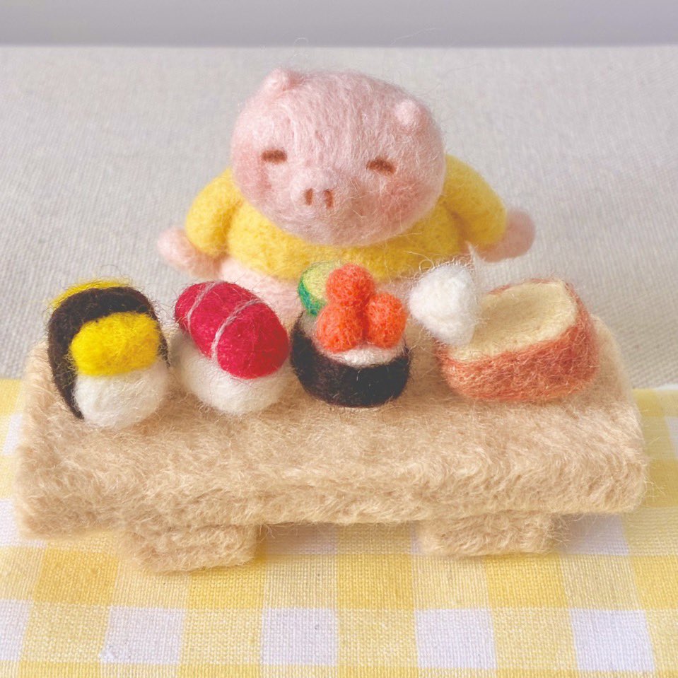 羊毛フェルトのとんさん tweet media