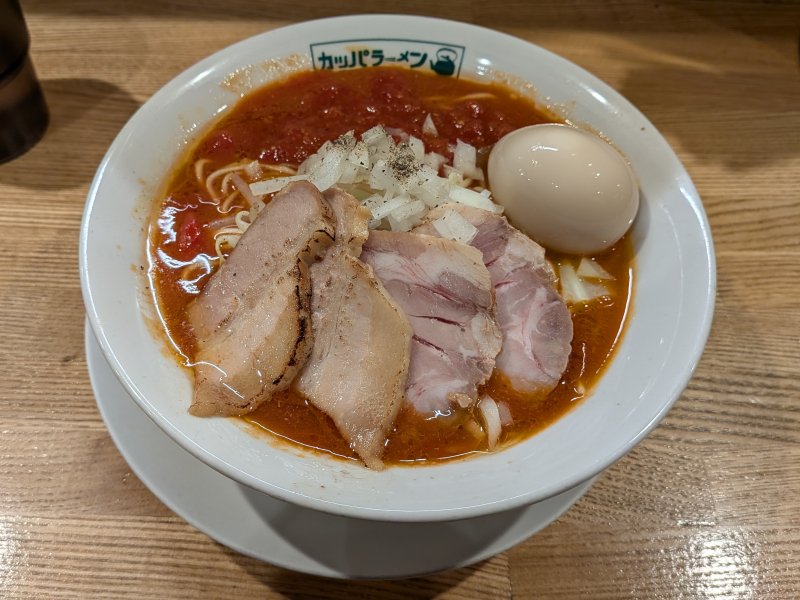 blackbear_7233's tweet photo. 立川のカッパファクトリーで特製トマトラーメンをmgmg(⁠￣⁠〜￣⁠) https://t.co/NUYOhhddvX