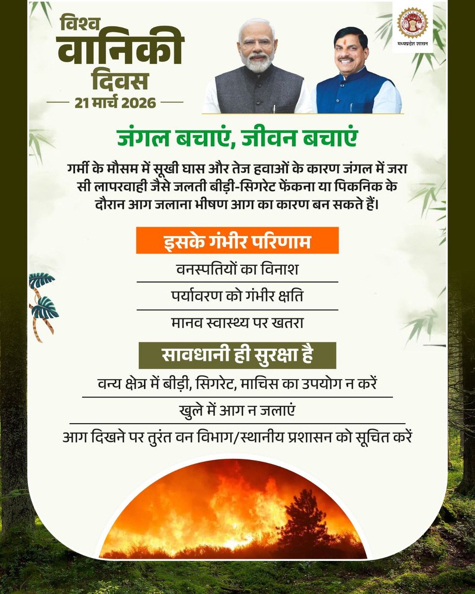 Department of Forest, MP tweet media