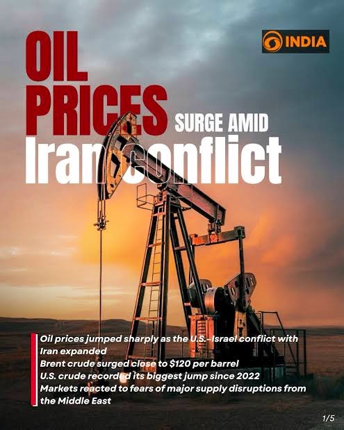 ShashankBharad's tweet photo. Key Historical #Oil Price Peaks
July 2008($147+): Driven by speculation, weak dollar &amp;booming demand from China/India
June 2022($120+):surged due to Ukraine conflict, causing significant disruptions
March 2026($116+):Prices spiked amid renewed conflict involving #Iran #israel https://t.co/psj5OK1fAk
