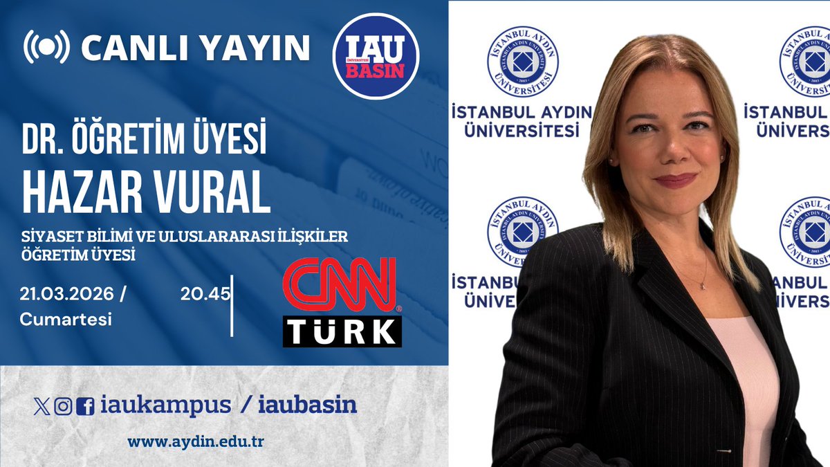 İstanbul Aydın Üni. Kurumsal İletişim Direktörlüğü tweet media