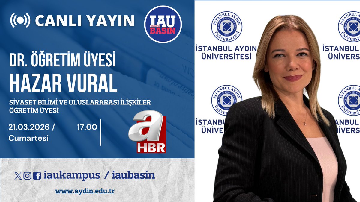 İstanbul Aydın Üni. Kurumsal İletişim Direktörlüğü tweet media