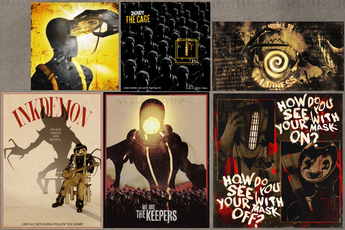 ဗ | Literally Bendy IRL | tweet media