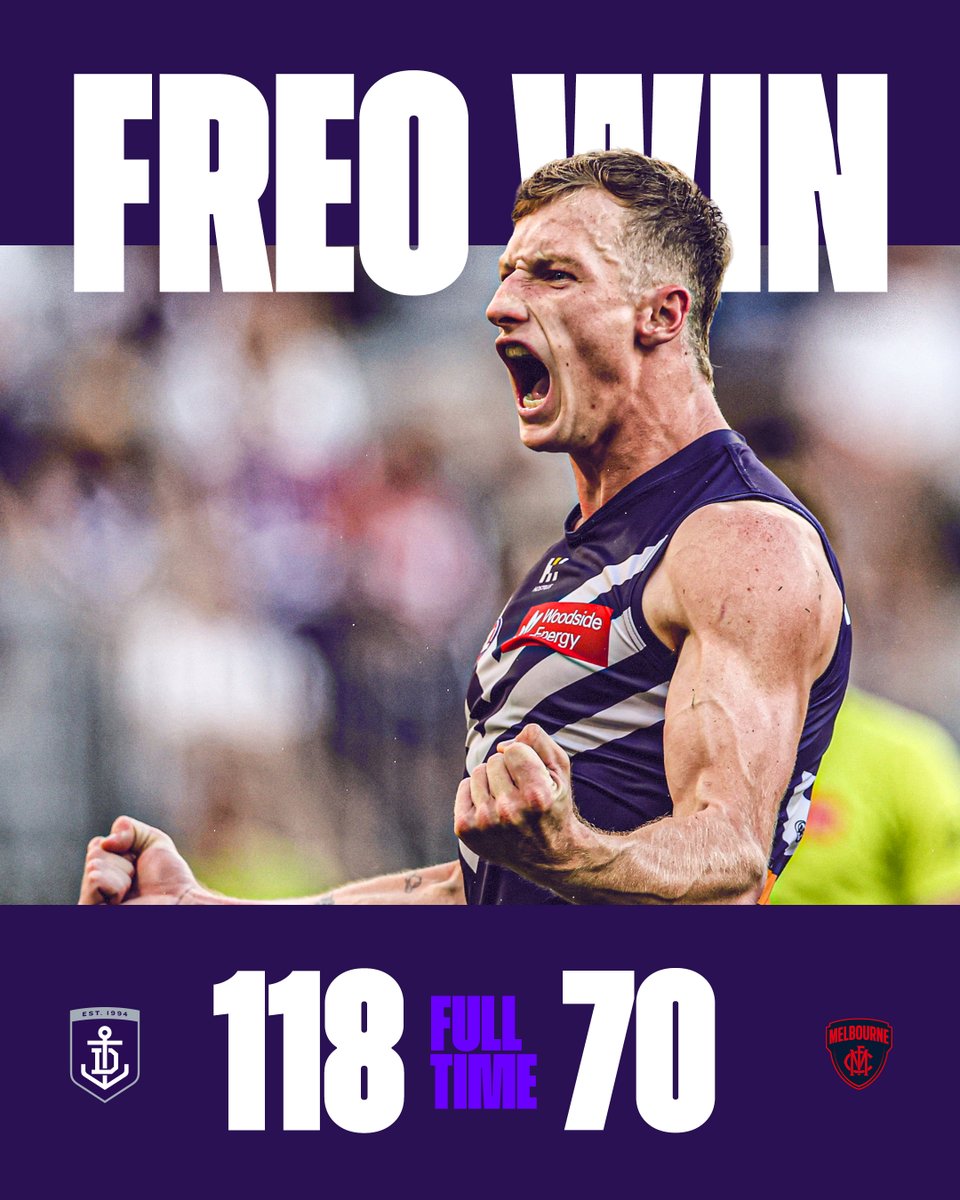 back at home, getting it DONE 💜

#foreverfreo #AFLFreoDees
