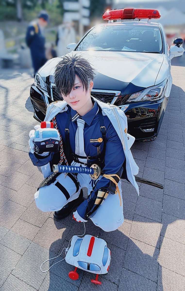 速報🚓刀のお巡りさん
 #梅小路コスフェス