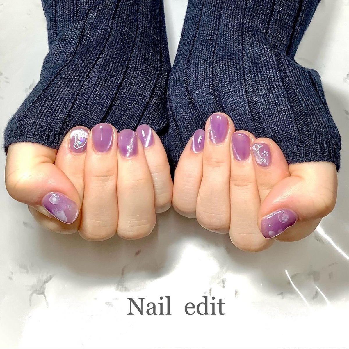 Nailedit0919's tweet photo. お客様ネイル💅
.
ハンド♡ 持込シールで推し活パープルマグネットネイル

(11月ご来店のお客様デザイン💅
全体的に更新が遅くなっており、時差が発生しております🙏申し訳ありません🙇‍♀️)
.
.
.
Nail ...

詳細はこちら↓（ネイルブック）
https://t.co/njq3SKwYIP https://t.co/jcLDUcrUqq