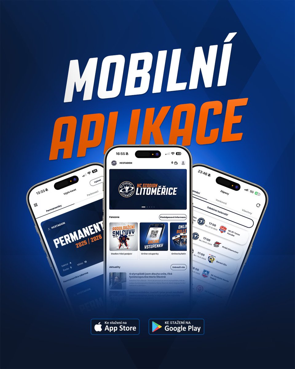 HCStadion's tweet photo. Staňte se součástí kališnické rodiny s aplikací HCSTADION! 🧡

🎟️  Vstupenky i permanentky na jednom místě.

📰 Rozhovory, články a novinky.
📅 Kalendář utkání a bulletin.

Těšit se můžete na soutěž a výhody u partnerů.

📝 Info: https://t.co/lfGivFRUxi https://t.co/nPMH30QTmE