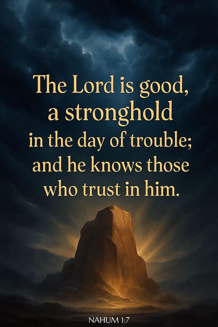 - Nahum 1:7