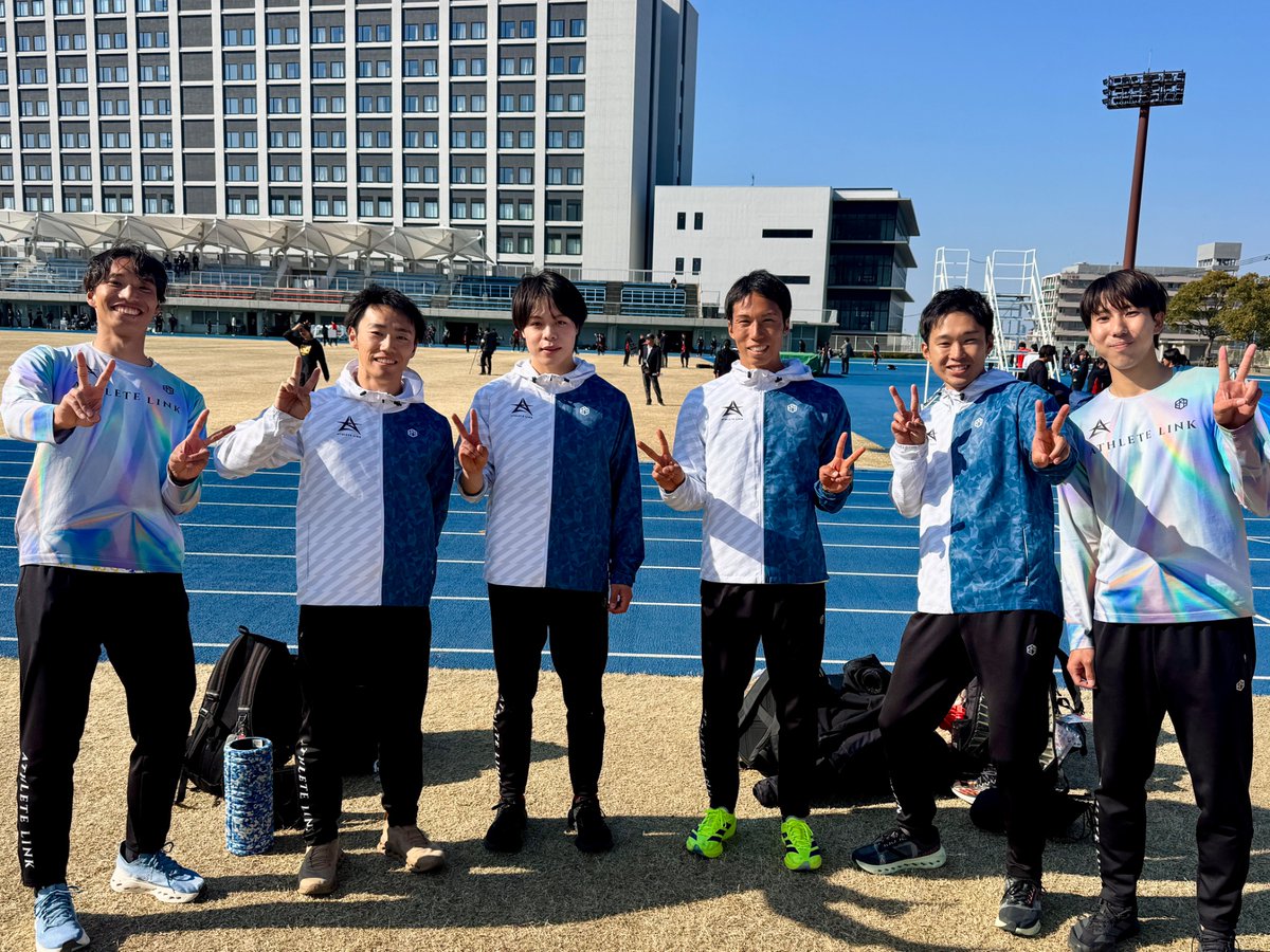 今日は学連競技会で初の福岡大学でした！ 福岡大学の先生方にも挨拶が 