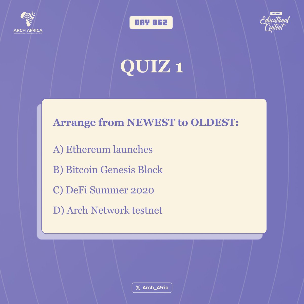 Arch Africa tweet media