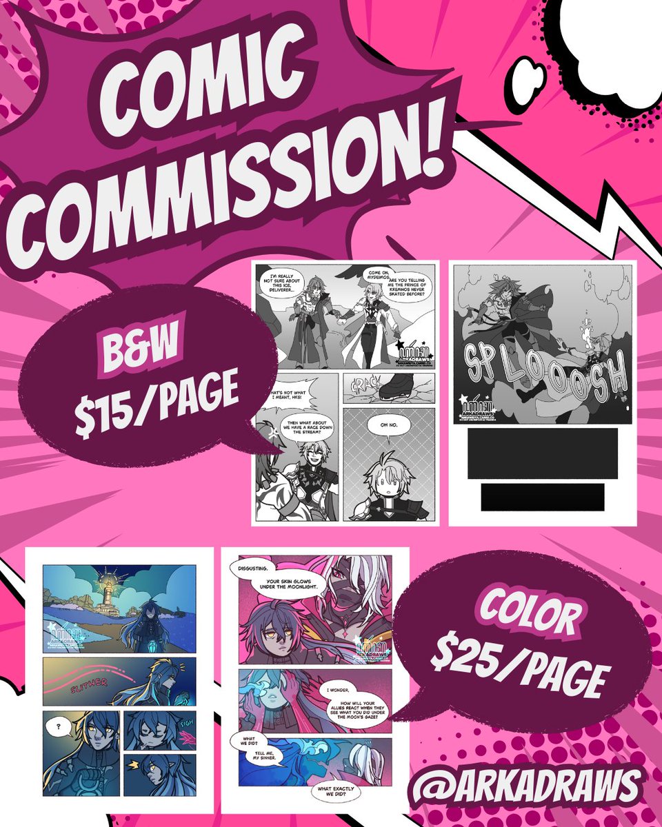 Arka 🌸 Comic Artist tweet media