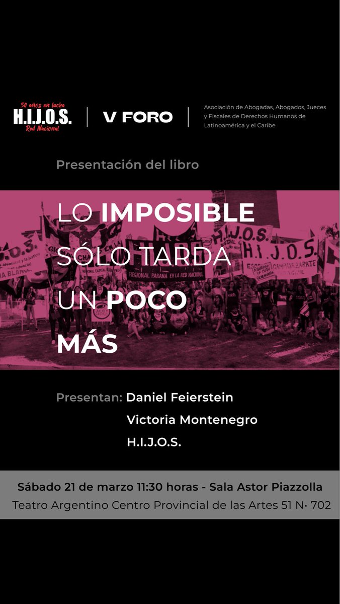 H.I.J.O.S. La Plata tweet media