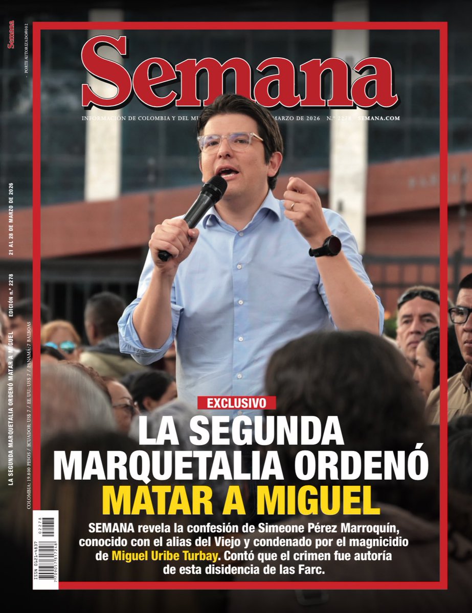 La paz total de <a href="/petrogustavo/">Gustavo Petro</a> 
#MiguelUribe 
La Segunda Marquetalia los Asesinos