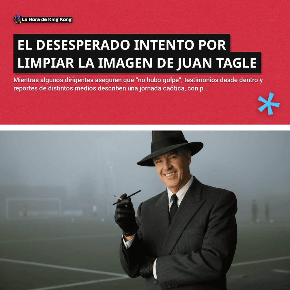 La Hora de King Kong con Juan Cristóbal Guarello tweet media