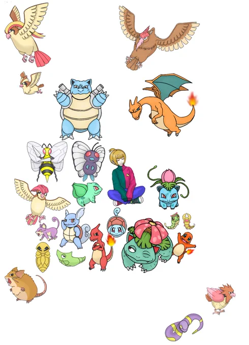 祝ポケモン30周年!! カントーポケモンを1日1匹描けたらなと。 図鑑No.0023 アーボ #ポケモン30周年 #ポケモン #イラスト