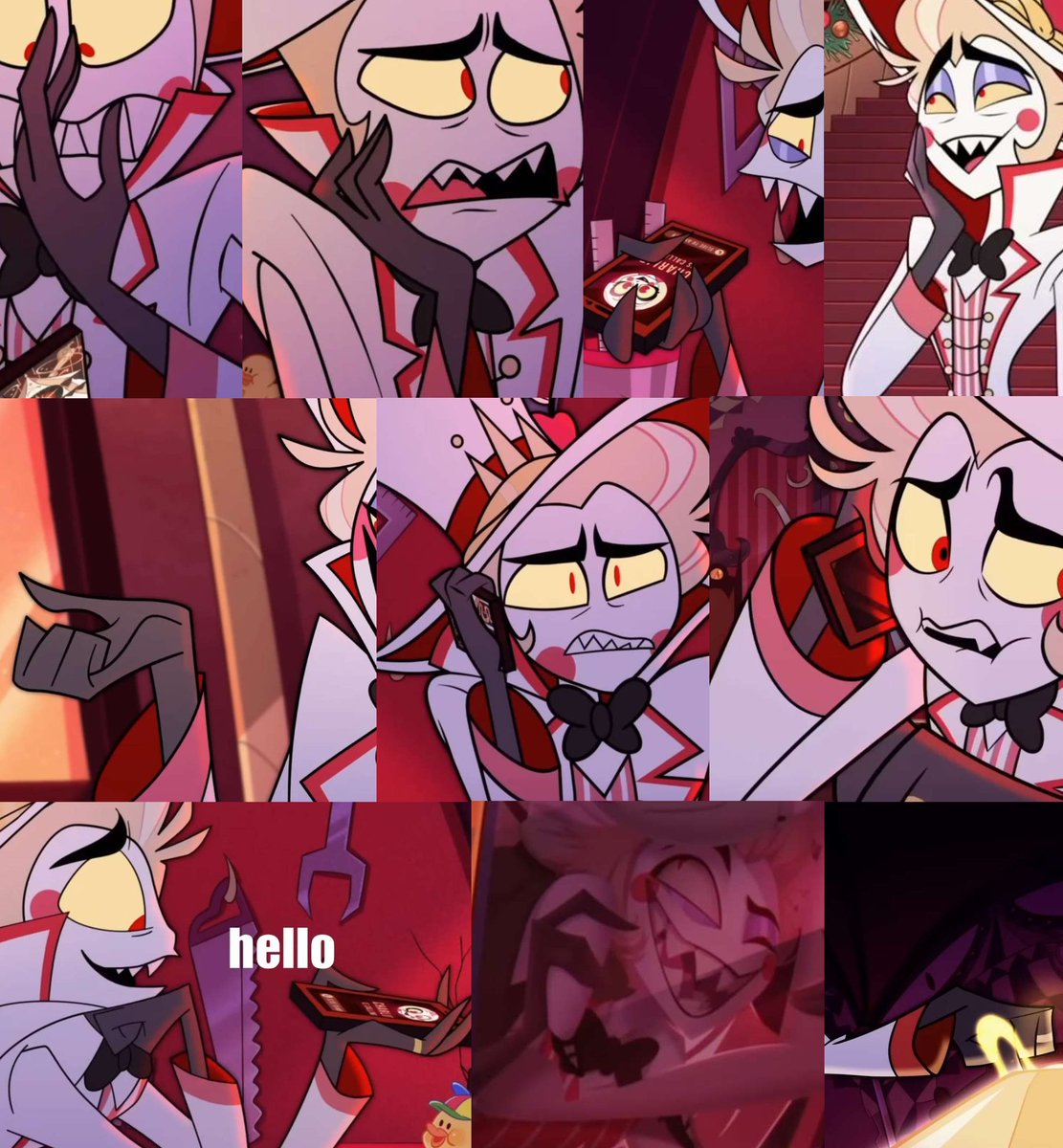 Please note, this is NOT a fact / canon. This frame, used widely for glove theory, is the only time we see it

This isn't to ruin anyone's fun I've just seen this frame used for years as a gotcha and paraded as fact when we don't know (unless they draw him naked, a man can dream)