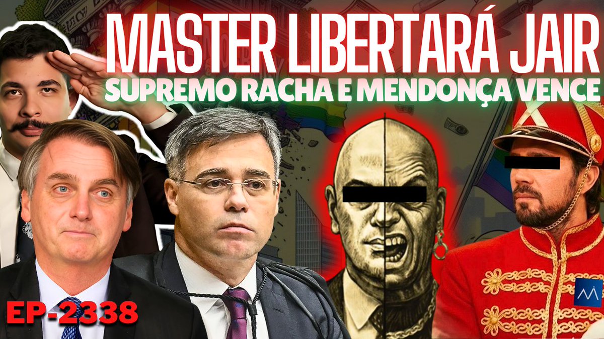 MASTER Libertará Jair, Diz GLOBO + Supremo RACHA e MENDONÇA Vence + Paquito SALVOU Tudo? E Lula?
youtu.be/ImXlukiEPMU
